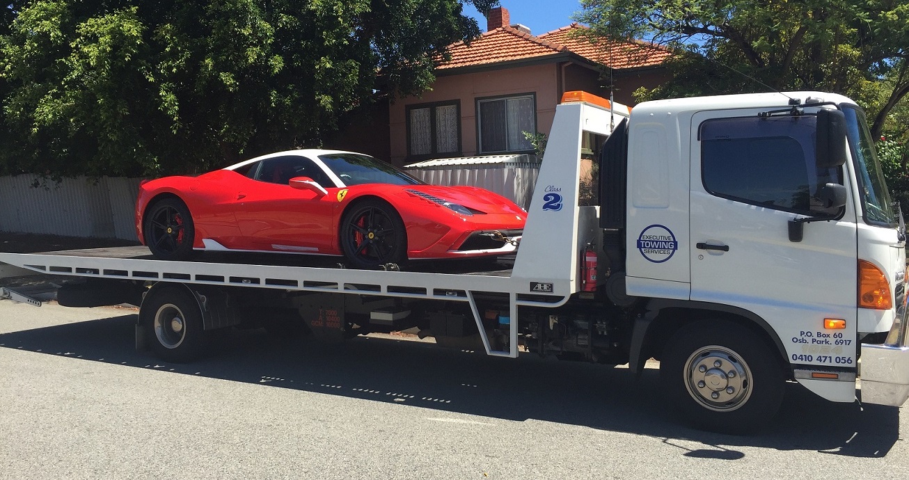 Tow Truck Perth Ferrari on Tow Truck